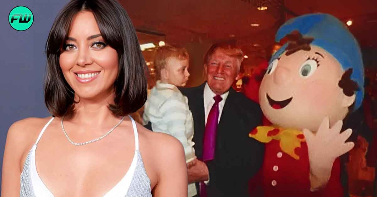 "That was just me trying to make money to eat": Aubrey Plaza Chased Down Donald Trump in ‘Noddy the Elf’ Costume for $7 an Hour to Make Ends Meet
