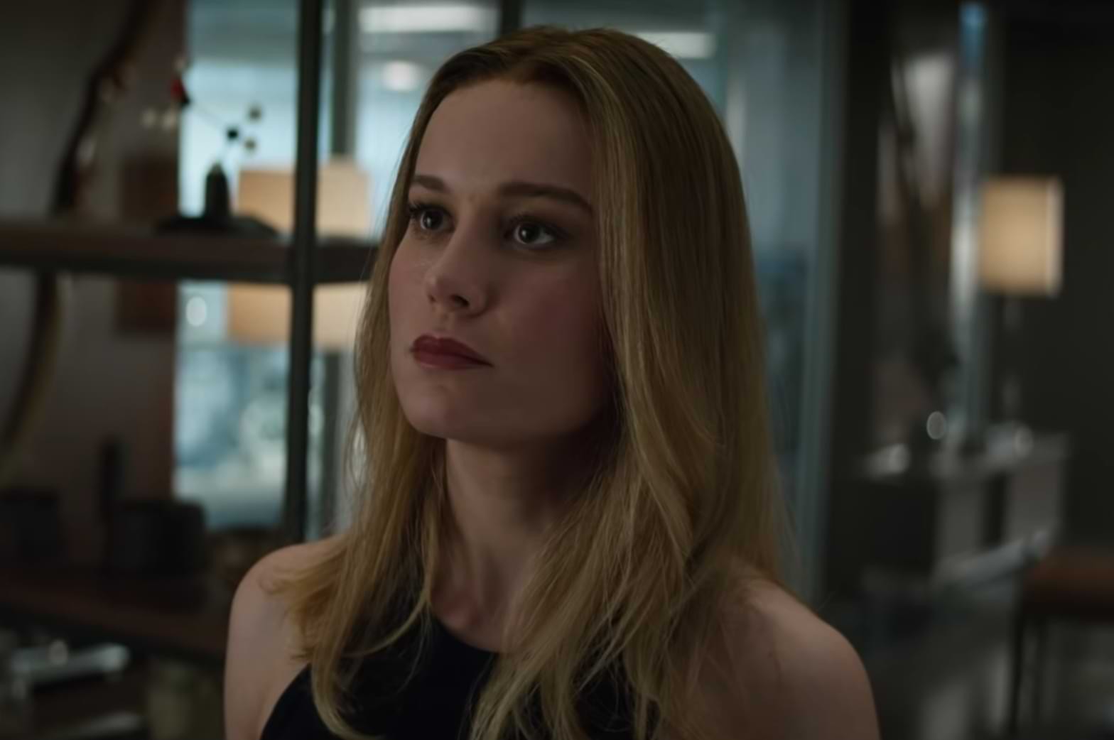 Brie Larson as Captain Marvel in Avengers: Endgame (2019).