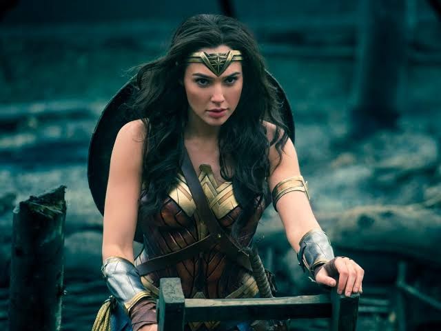 Gal Gadot as Wonder Woman during the No Man's Land scene
