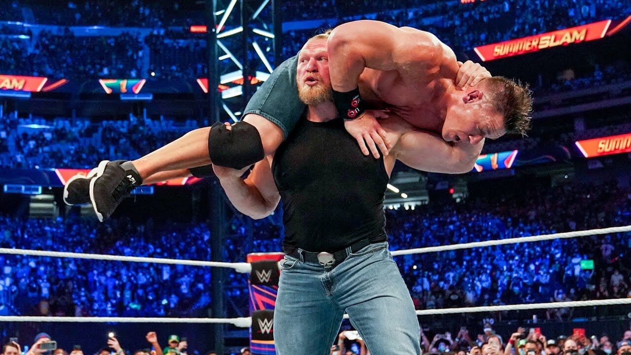 Brock Lesnar and John Cena