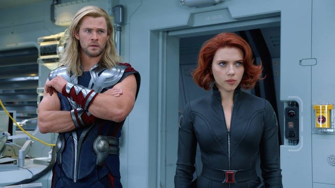 Thor and Black Widow