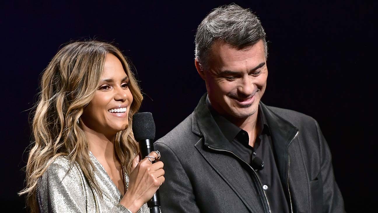 Chad Stahelski with Halle Berry