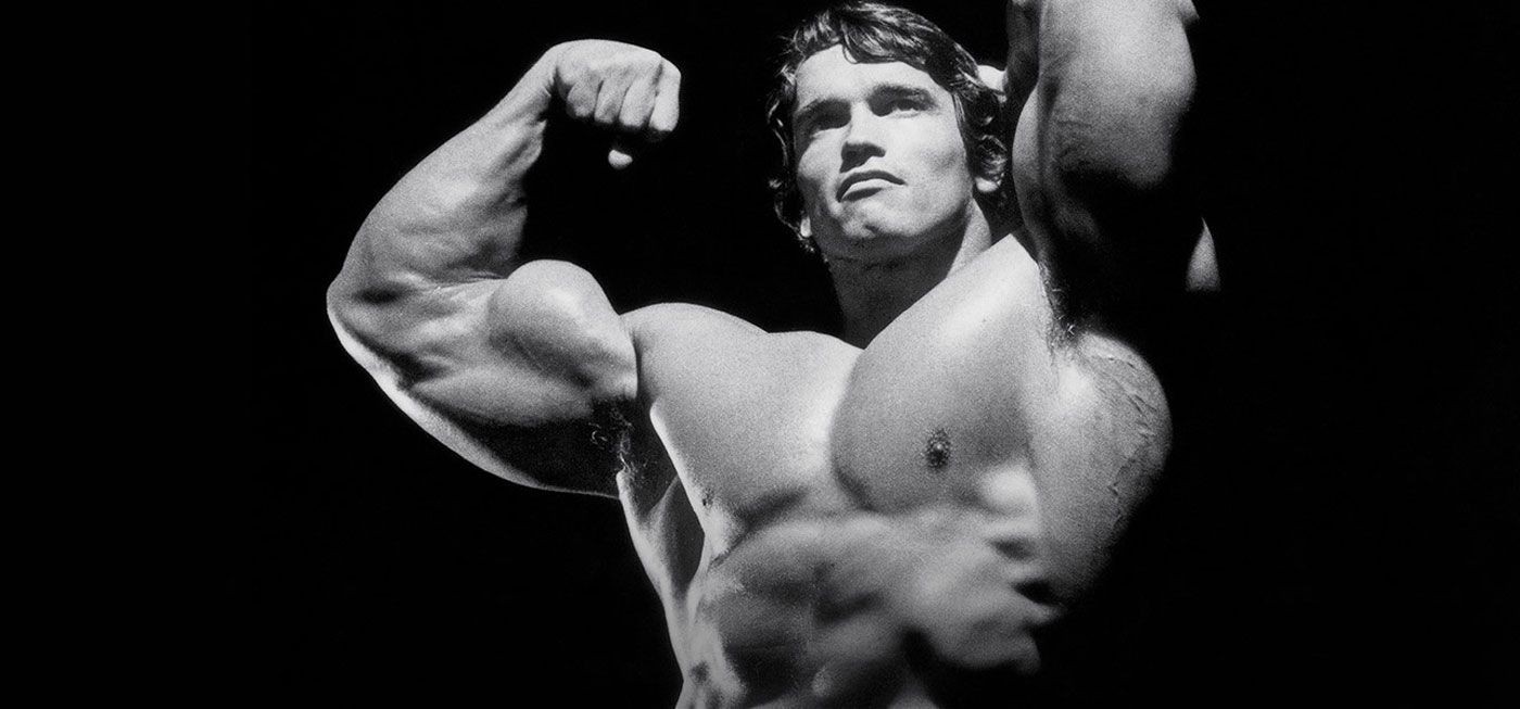 Arnold Schwarzenegger's body-building days