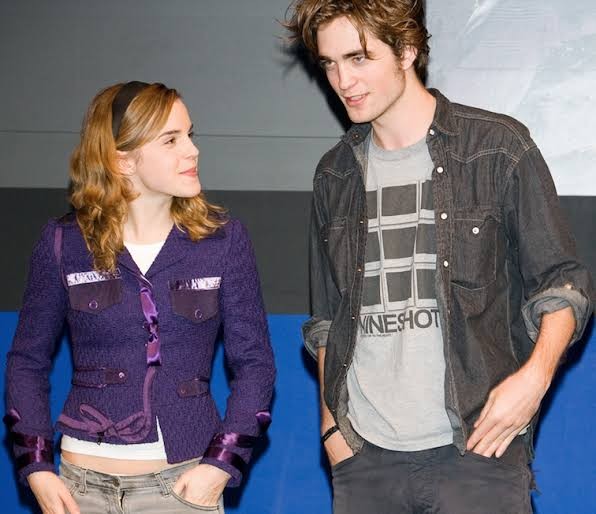 Emma Watson and Robert Pattinson 