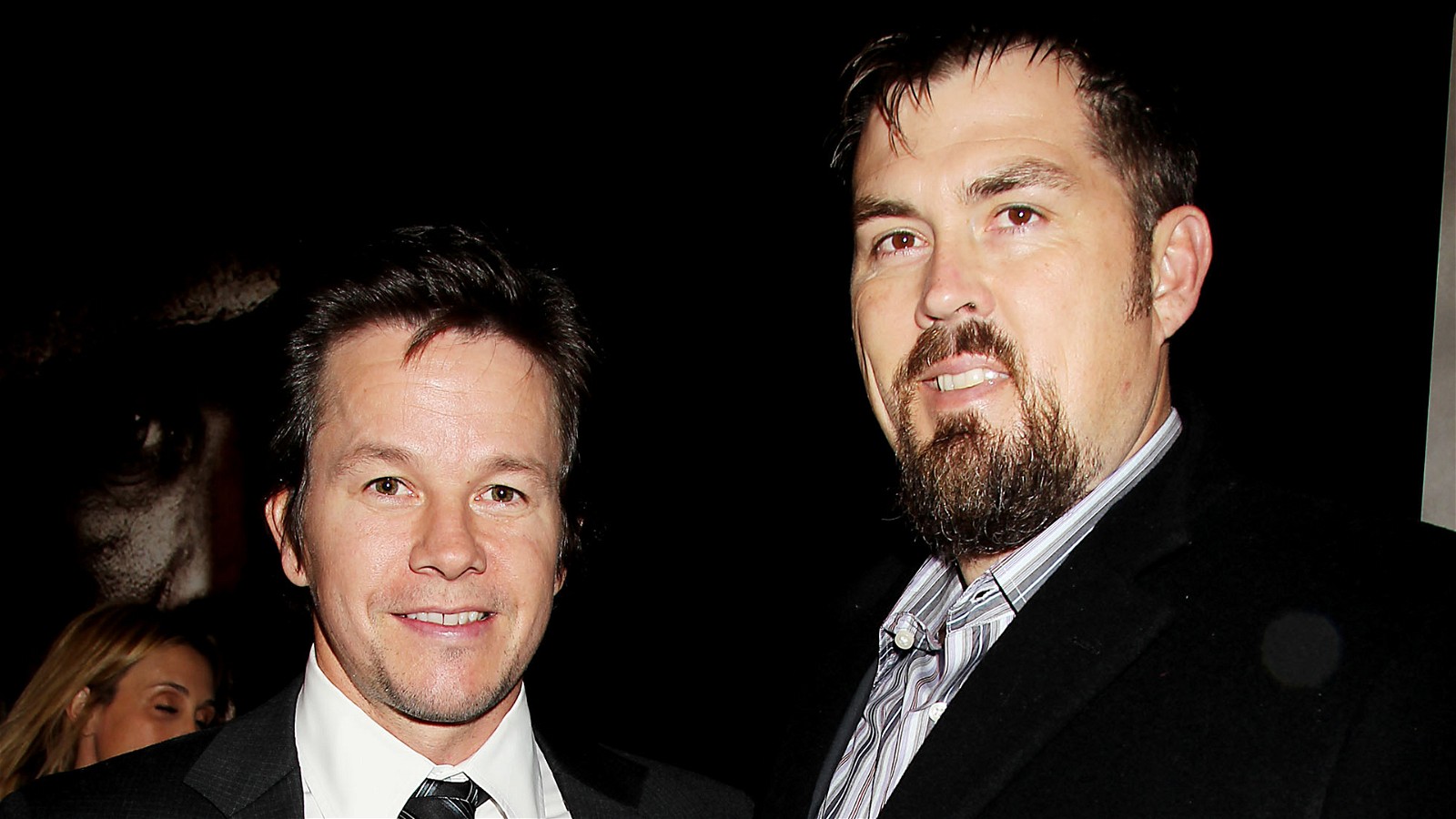 Mark Wahlberg with Marcus Luttrell