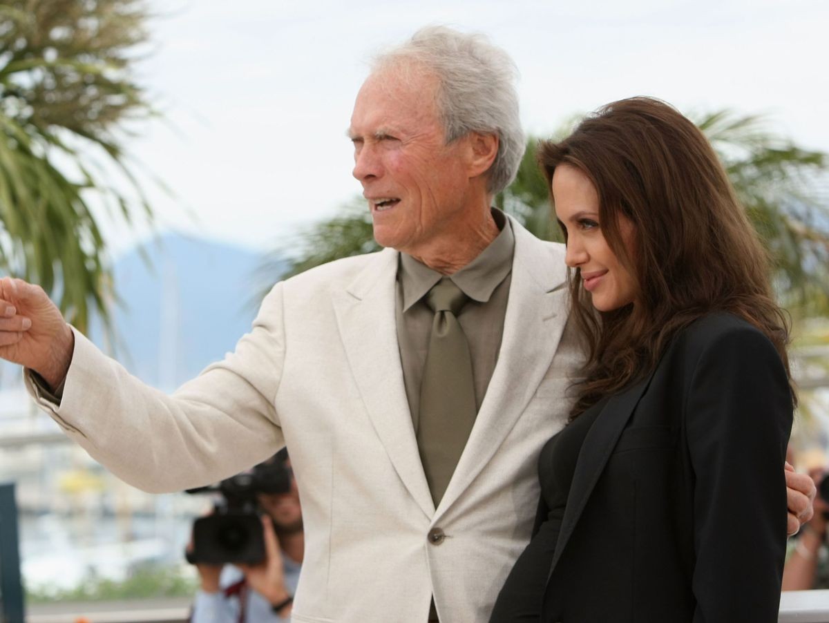 Angelina Jolie and Clint Eastwood at Cannes