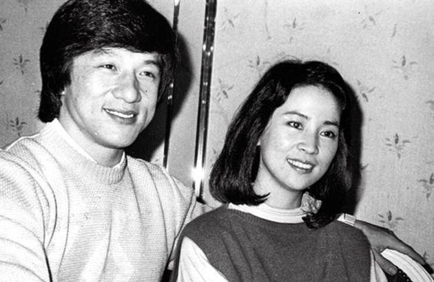 Jackie Chan and his wife Joan Lin