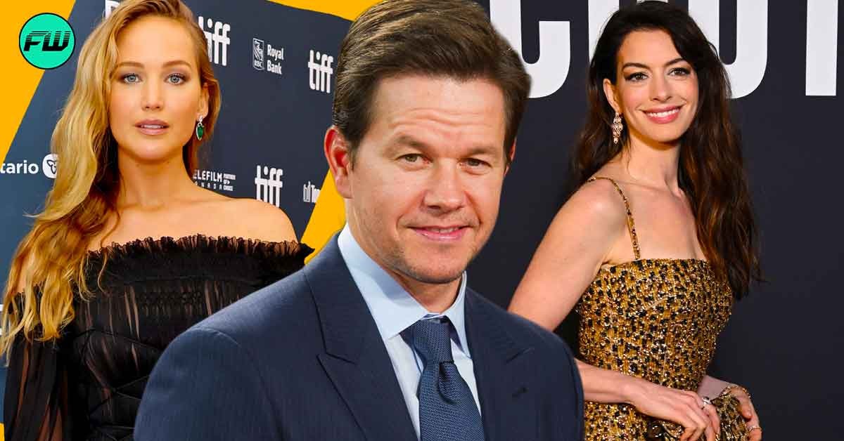 mark wahlberg, anne hathaway and jennifer lawrence
