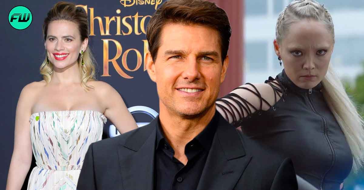 tom cruise, pom klementieff and hayley atwell
