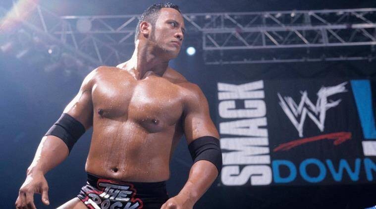 Dwayne Johnson in WWE Smack Down