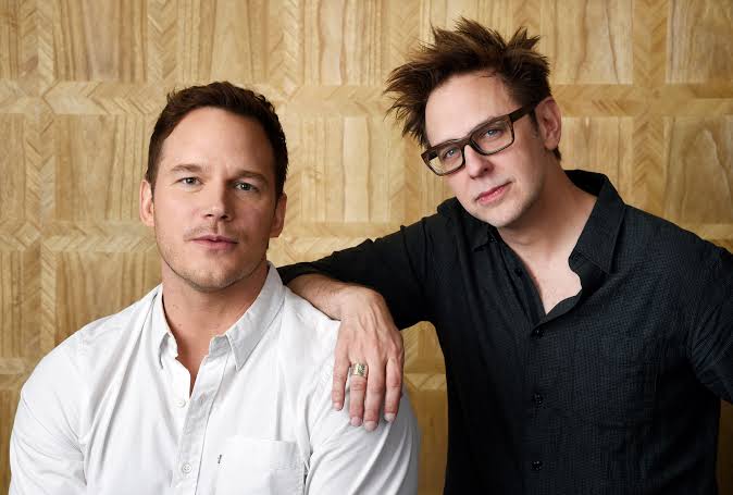 Chris Pratt and James Gunn