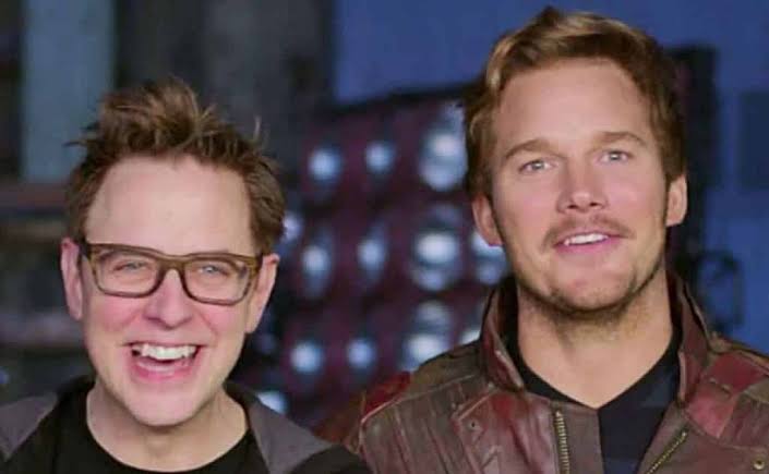 James Gunn and Chris Pratt