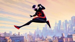 Miles Morales as Spider-Man in Across The Spiderverse