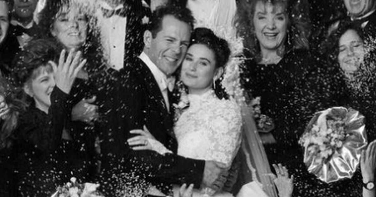 Demi Moore and Bruce Willis' whirlwind wedding