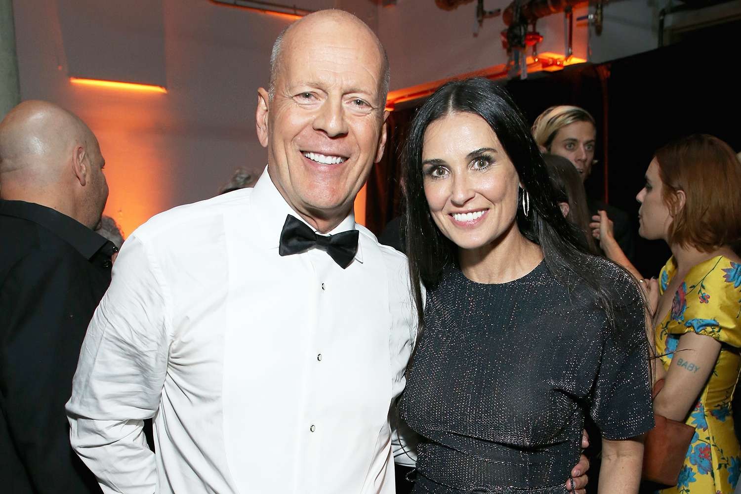 Demi Moore with Bruce Willis