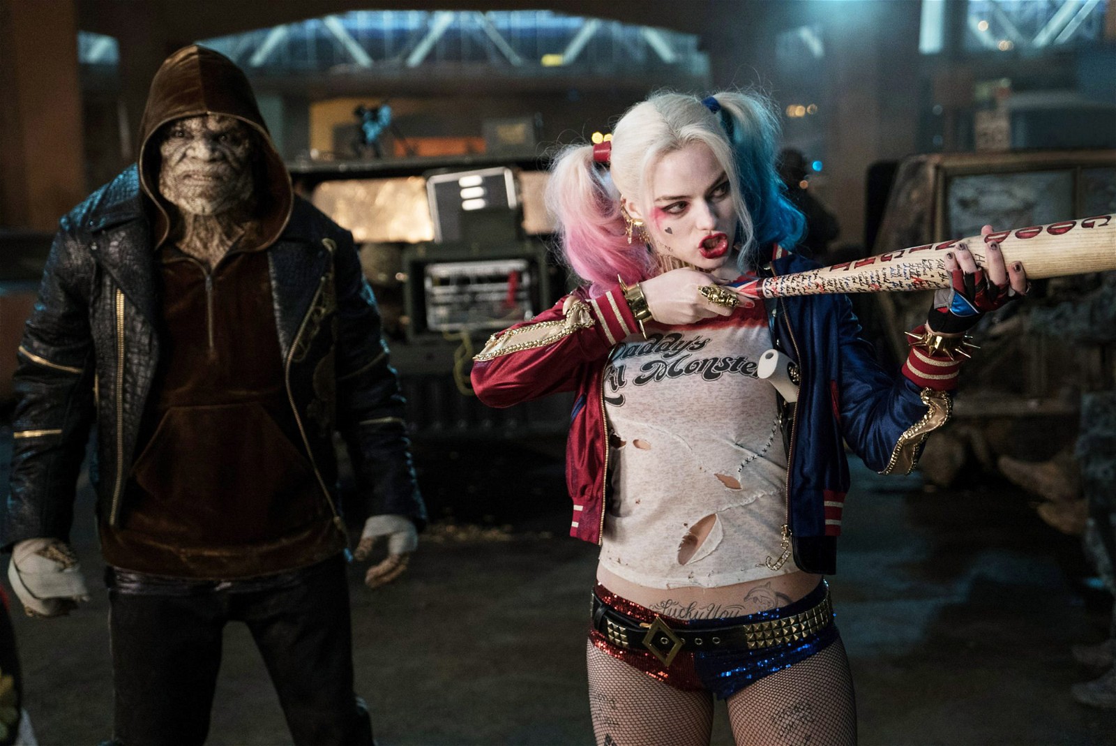 Margot Robbie as Harley Quinn in Suicide Squad (2016).