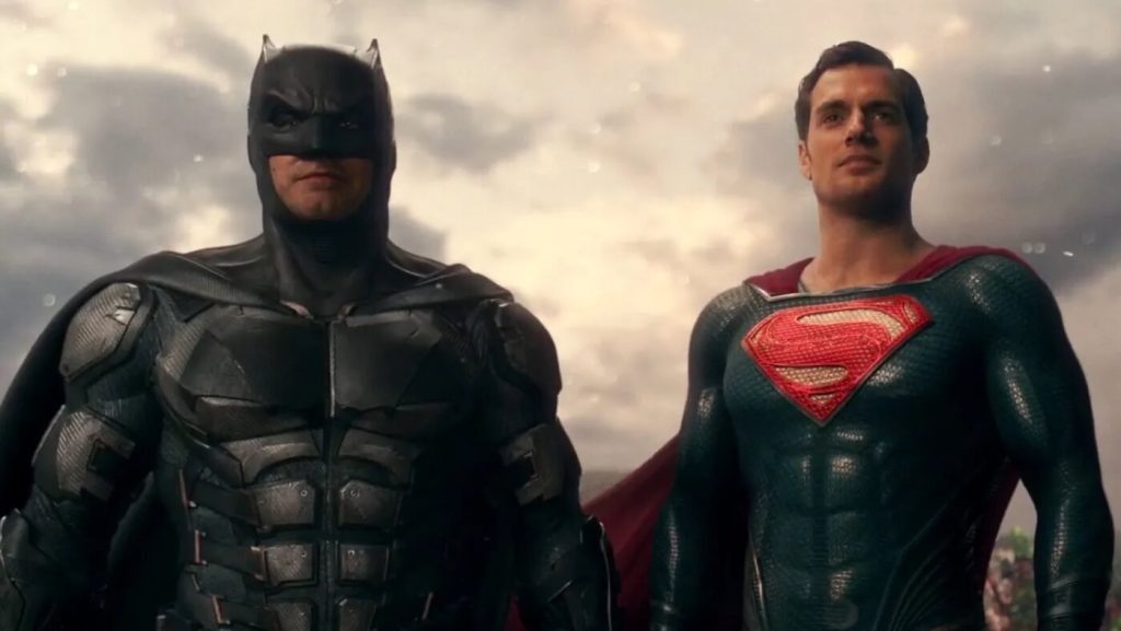 Ben Affleck and Henry Cavill in Justice League