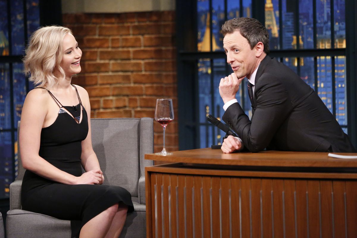 Jennifer Lawrence on Seth Meyers