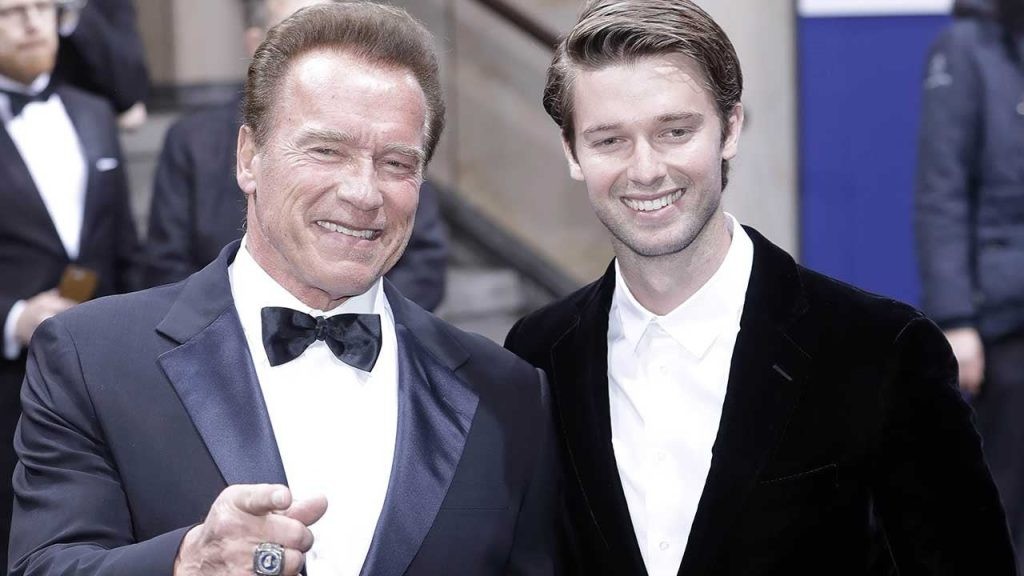 Arnold Schwarzenegger alongside Patrick Shriver 