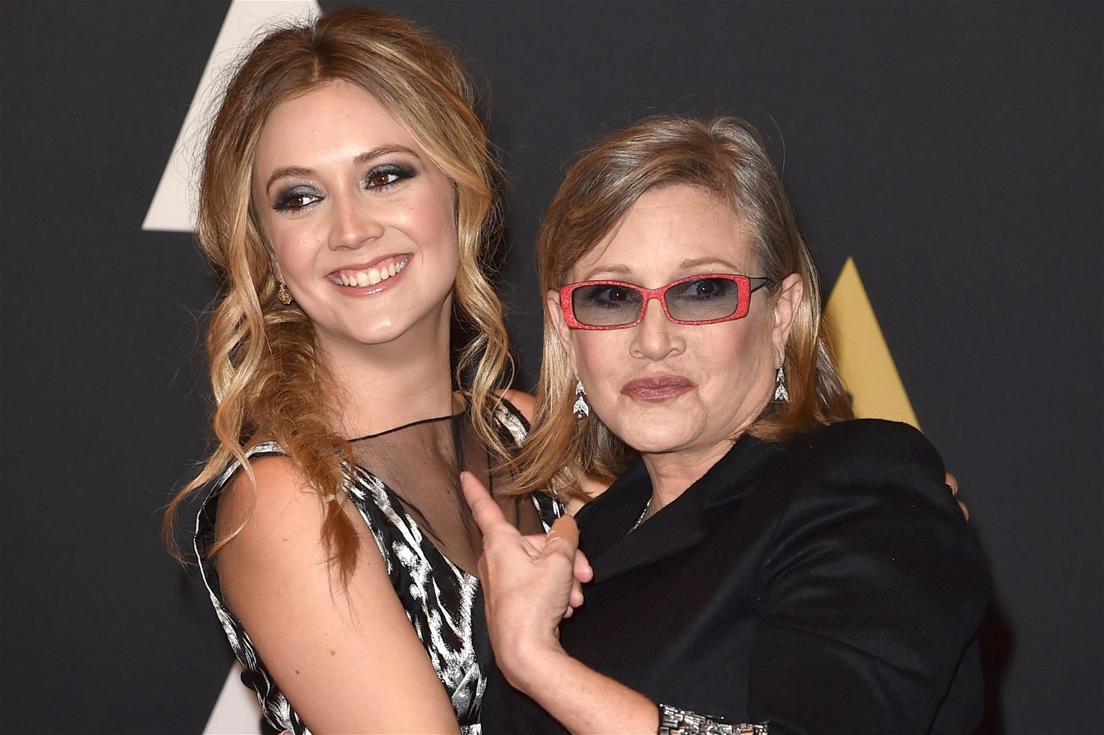 Billie Lourd and her mother Carrie Fishers