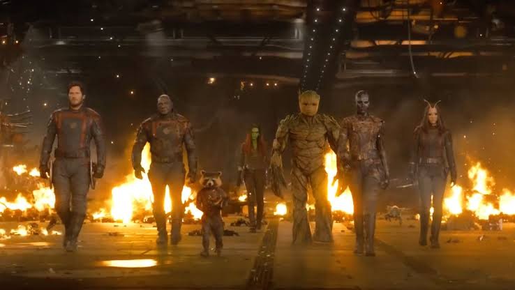 Shot from Guardians of the Galaxy Vol. 3
