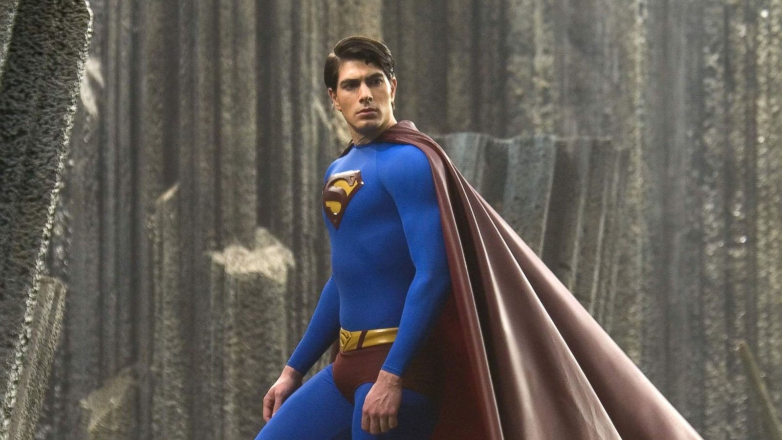 Brandon Routh as Superman in a still from Superman Returns