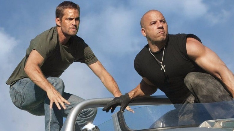 Vin Diesel and Paul Walker in The Fast and The Furious