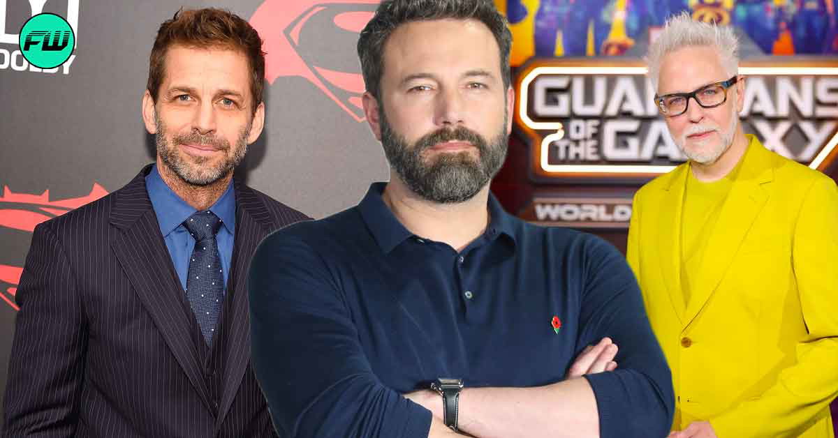 ben affleck, zack snyder and james gunn