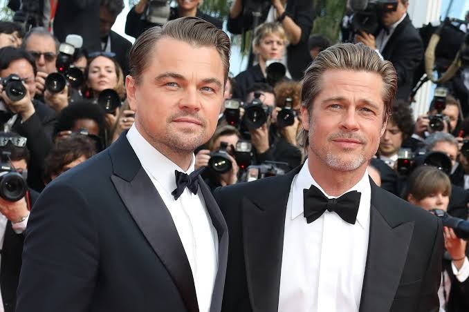 Leonardo DiCaprio and Brad Pitt 