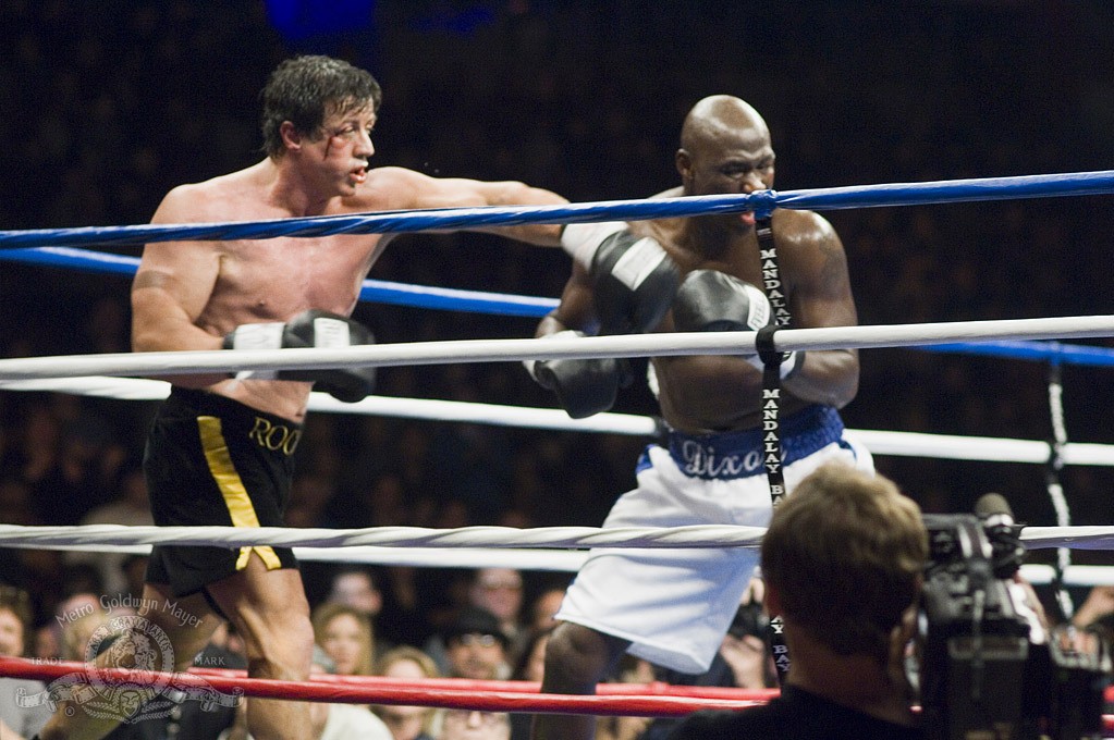 Sylvester Stallone and Antonio Carver in Rocky