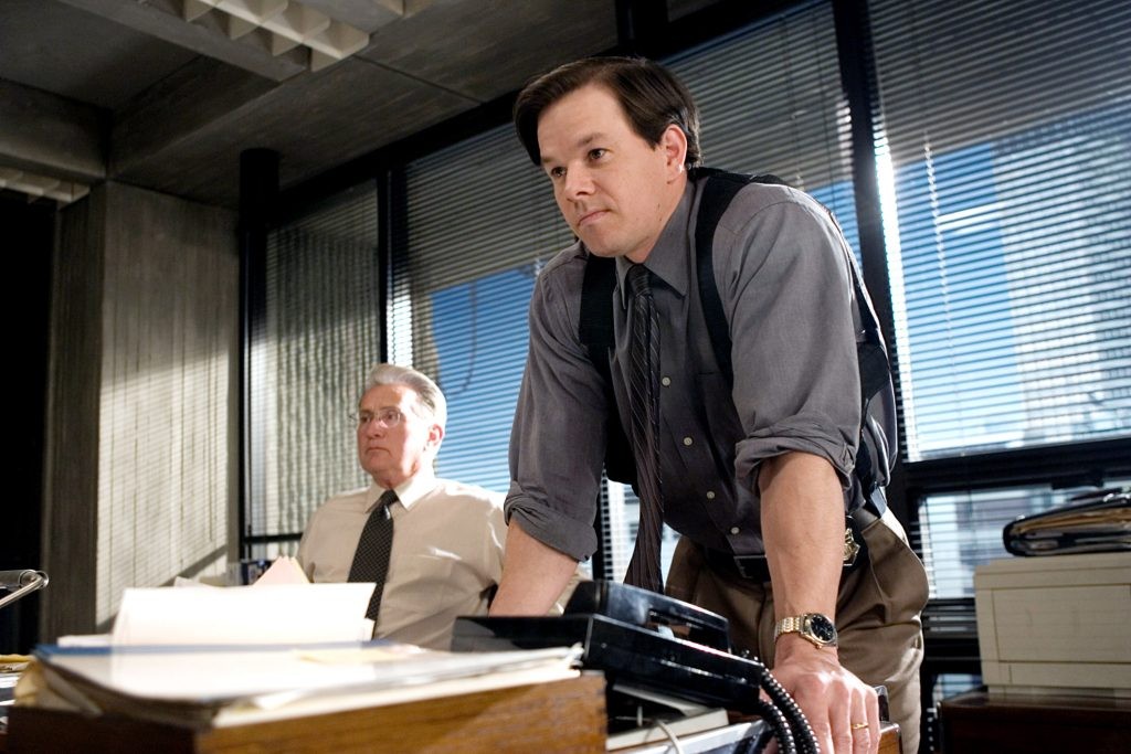 THE DEPARTED, Martin Sheen, Mark Wahlberg, 2006, (c) Warner Brothers/courtesy Everett Collection