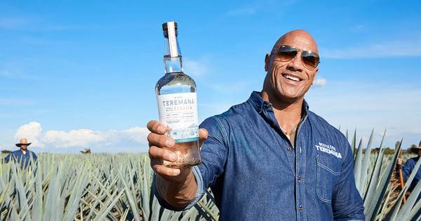 The Rock with Teremana tequila