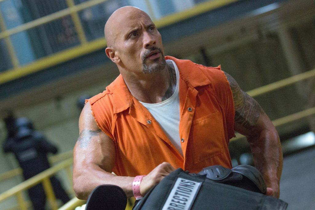 Dwayne Johnson as Luke Hobbs in a still from Fate Of The Furious