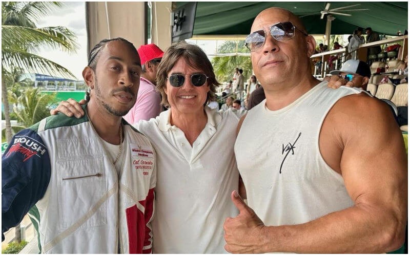 Vin Diesel met Tom Cruise