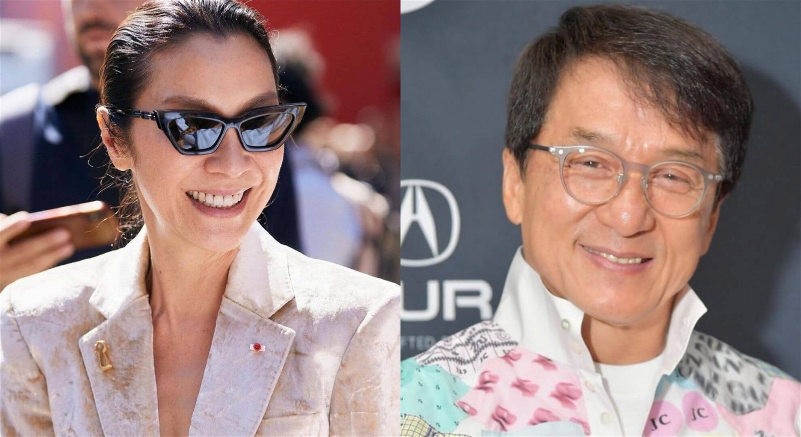 Michelle Yeoh and Jackie Chan