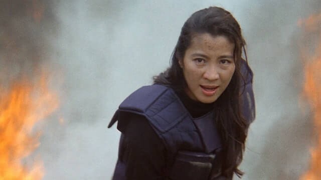 Michelle Yeoh as Jessica in Police Story 3: Supercop