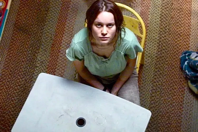 Brie Larson in a still from Room