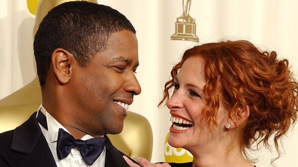 Denzel Washington refused to kiss Julia Roberts in The Pelican Brief (1993)