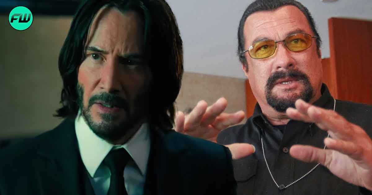 Steven Seagal Replaces Action Icon Keanu Reeves in $991 Million John Wick Franchise after Chapter 4 in 'John Thick' Parody Trailer