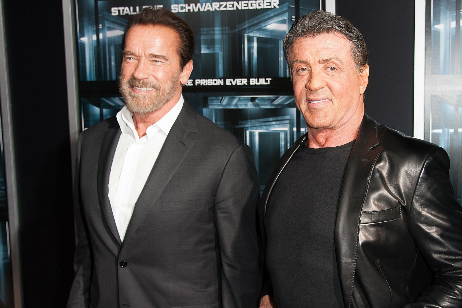 Arnold Schwarzenegger and Sylvester Stallone 