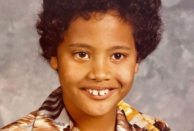 Dwayne Johnson as a kid