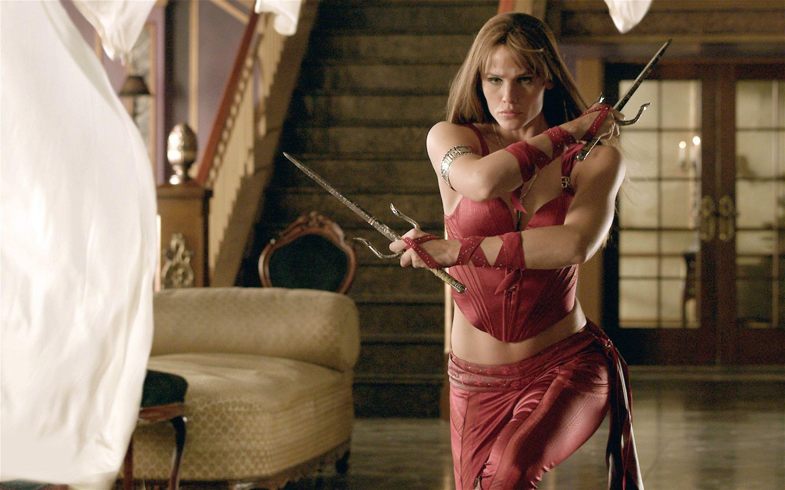 Jennifer Garner in and as Elektra (2005).