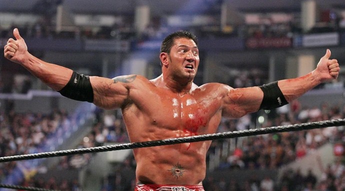 Dave Bautista during his WWE days