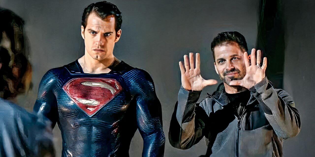 Henry Cavill and Zack Snyder