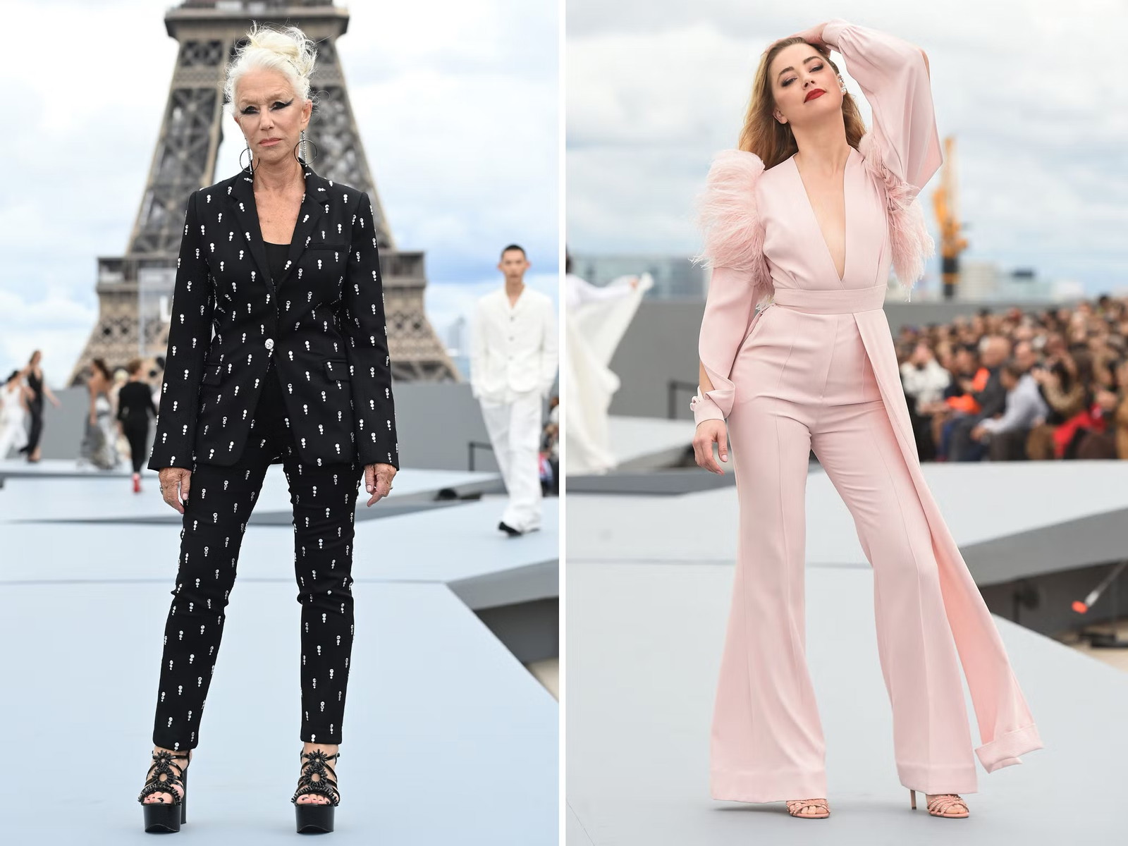 Helen Mirren And Amber Heard For L'Oreal Paris Fashion Week 2021