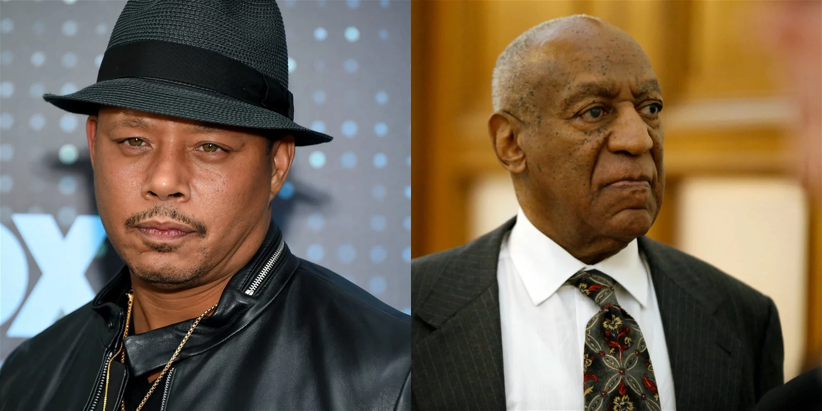 Terrence Howard and Bill Cosby