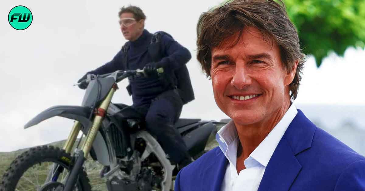 Tom Cruise Drove Motorcycle Off a Cliff "Many times in 1 day" To Get The Perfect Shot For $290M Movie