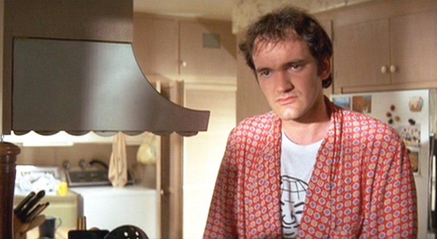 Quentin Tarantino in a still from Pulp Fiction