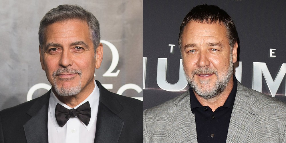 Russel Crowe and George Clooney