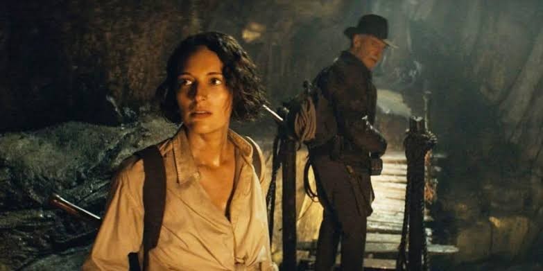 Phoebe Waller-Bridge and Harrison Ford in Indiana Jones 5
